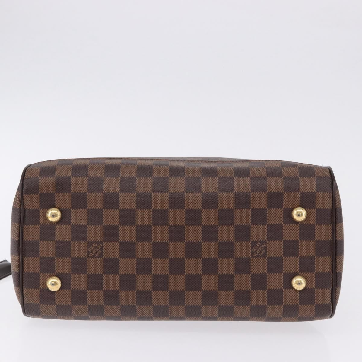 Louis Vuitton Duomo Boston Damier Ebene, Brown, Canvas, Handbag
