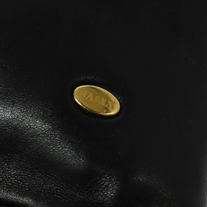 Bally Vintage Quilted leather, Black, Leather, Shoulder Bag