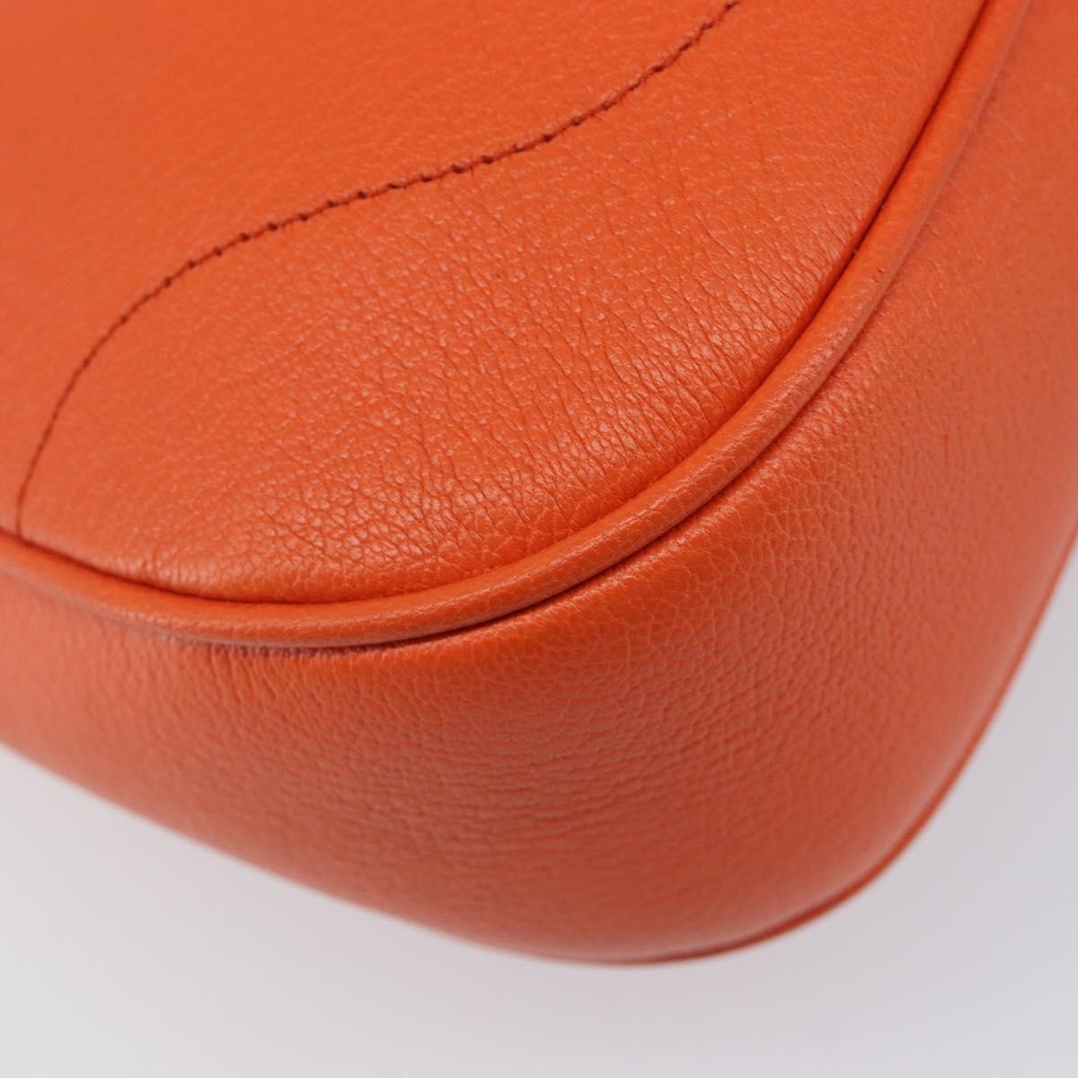 Gucci Aphrodite Leather, Orange, Leather, Shoulder Bag