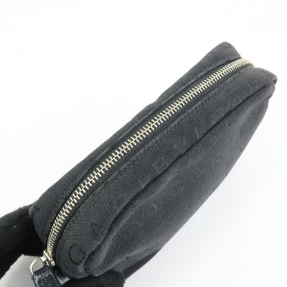Bvlgari Pouch Canvas, Black, Canvas, Clutch