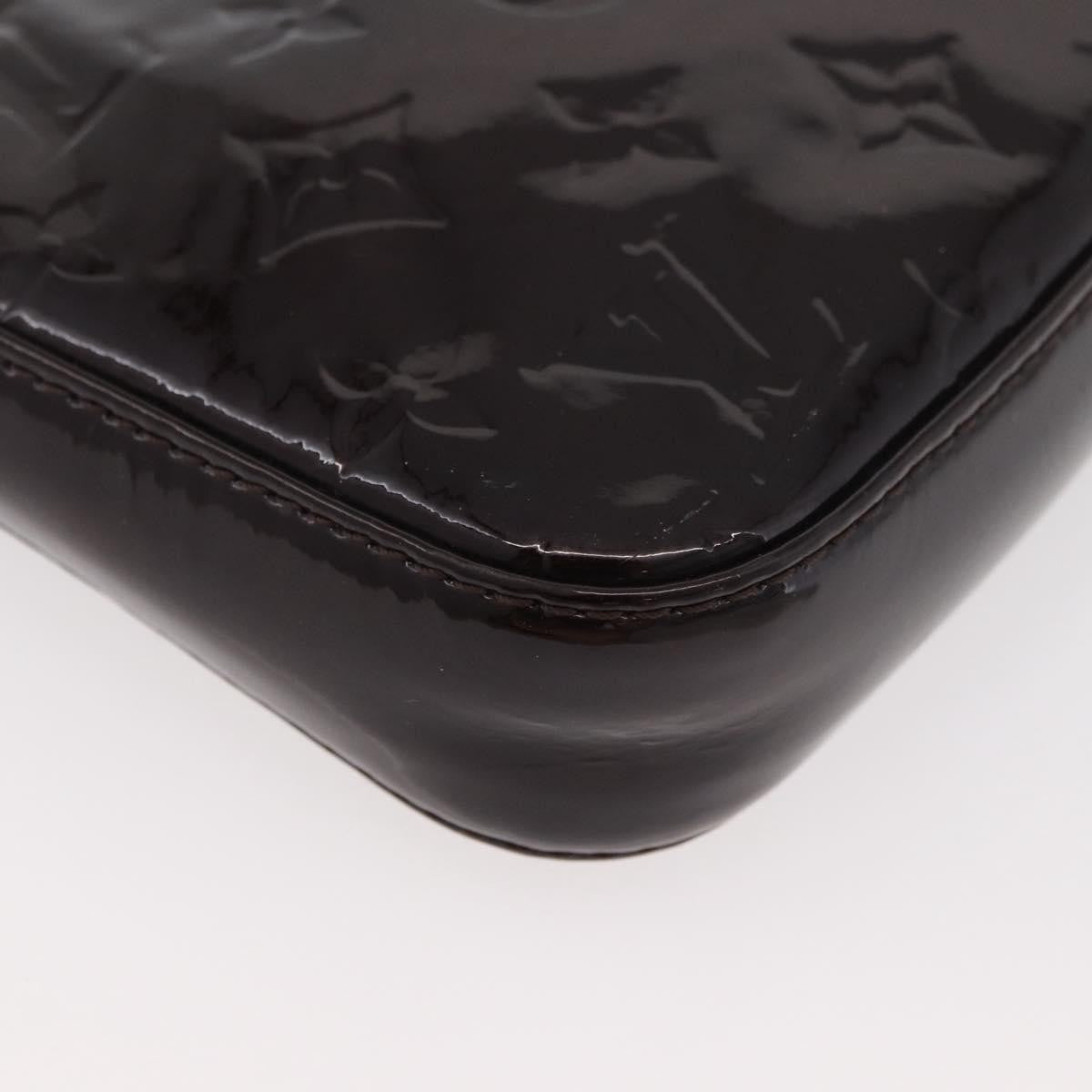 Louis Vuitton Lexington Pochette Monogram Vernis, Brown, Patent Leather, Clutch