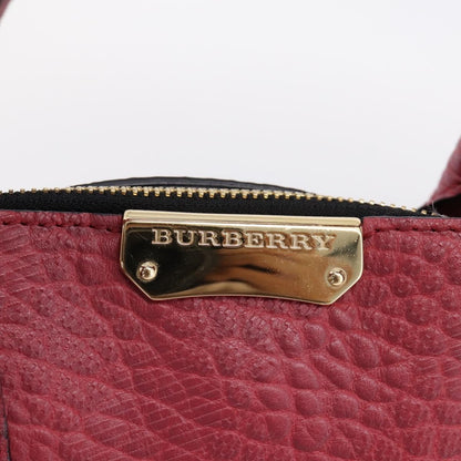 Burberry Clifton Convertible Heritage Grained Leather, Red, Leather, Tote Bag