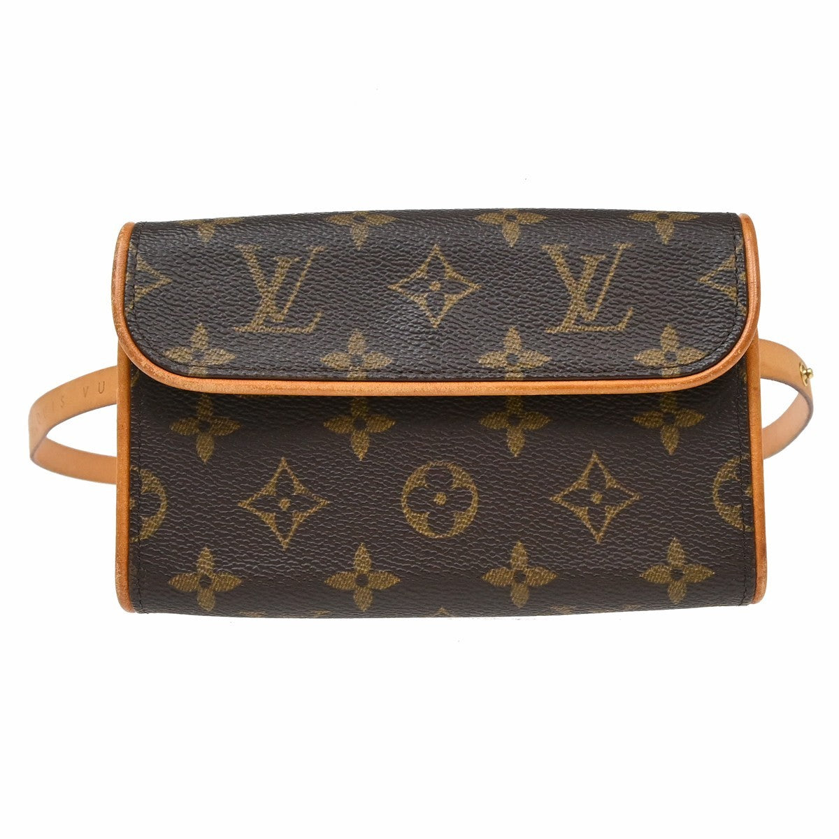 Louis Vuitton Florentine Pochette Monogram Canvas, Brown, Canvas, Clutch