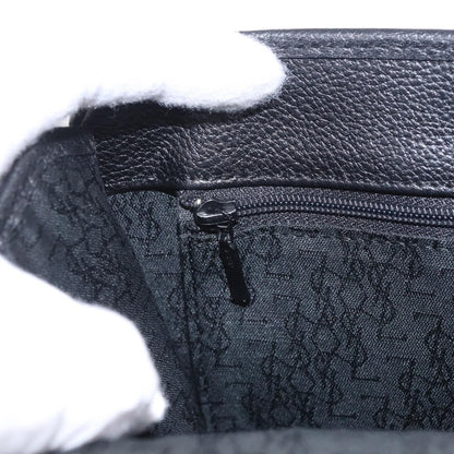 Saint Laurent Vintage Shoulder bag leather, Black, Leather, Shoulder Bag