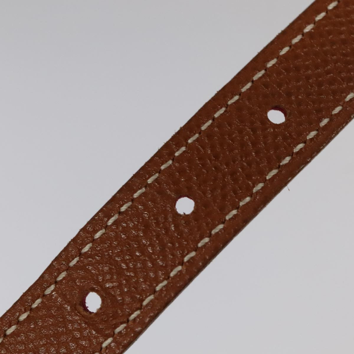 Hermes Double Hole Buckle Belt Metal and Leather, Multicolour, Leather, Belt