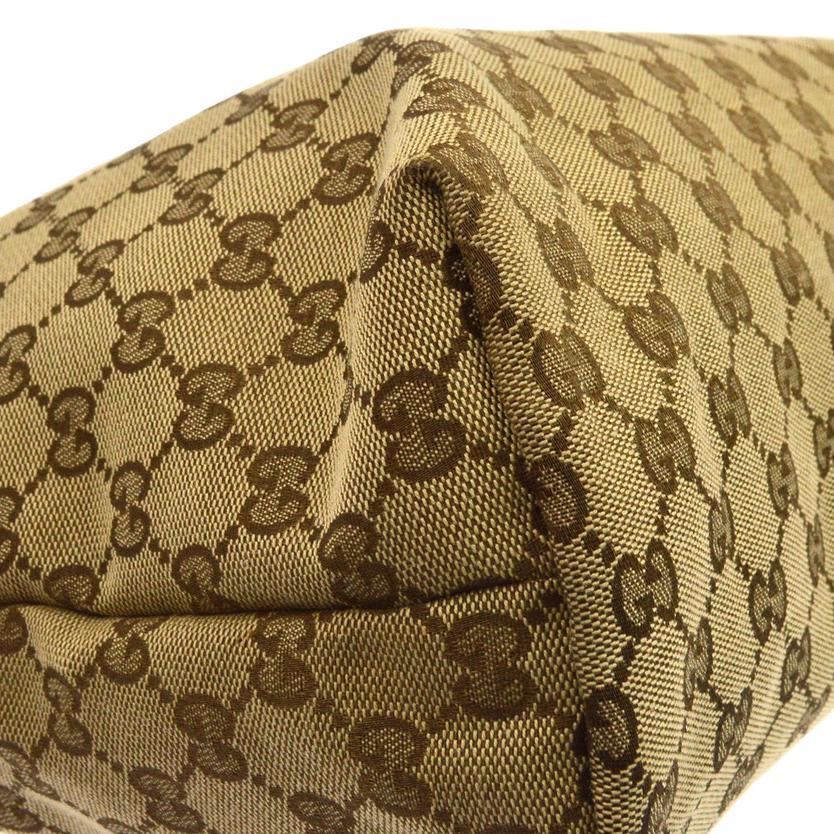Gucci Web Zip GG Canvas, Beige, Canvas, Crossbody Bag