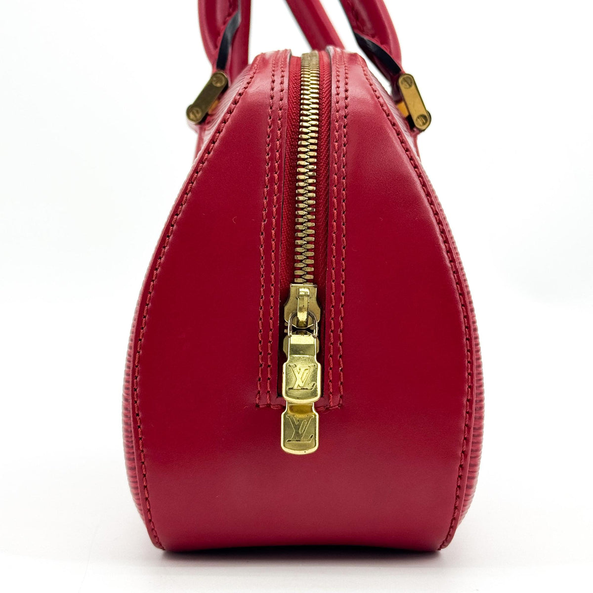Louis Vuitton Jasmin Epi Leather, Red, Leather, Handbag