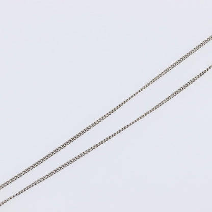 Chanel CC Pendant Metal with Crystals, Silver, Metal, Necklace