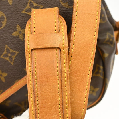 Louis Vuitton Saumur Monogram Canvas, Brown, Canvas, Shoulder Bag
