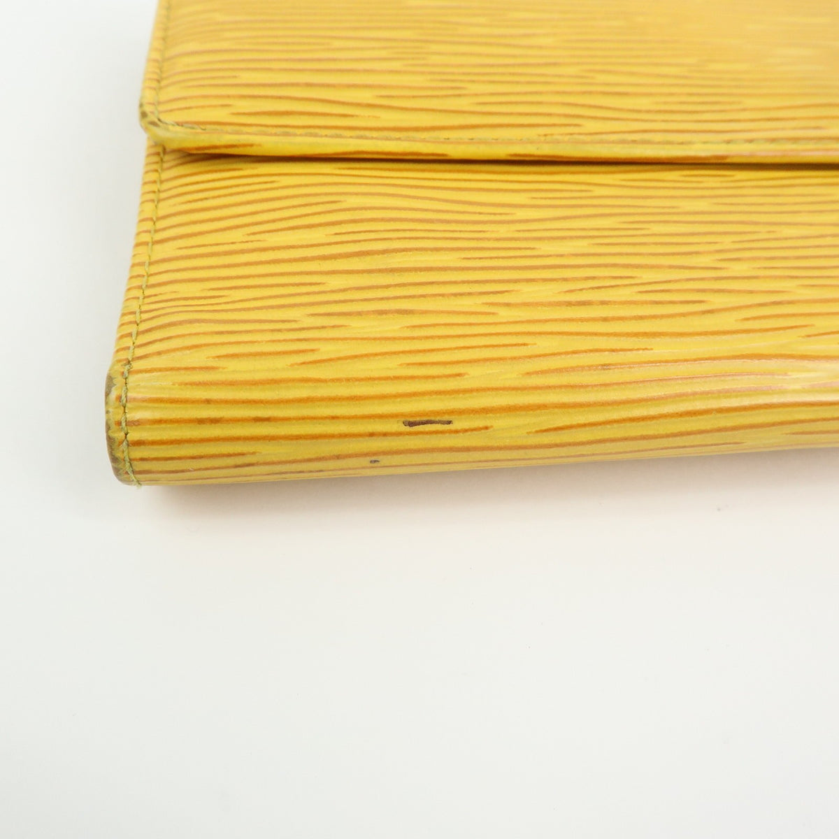 Louis Vuitton Porte Tresor International Epi Leather, Yellow, Leather, Wallet