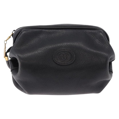 Gucci Shoulder Leather, Black, Leather, Shoulder Bag