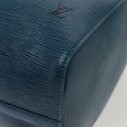 Louis Vuitton Speedy Handbag Epi Leather, BLUE, LEATHER, Handbag