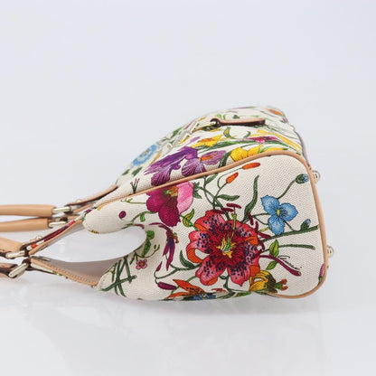 Gucci Joy Bardot Hobo Flora Canvas, Multicolour, Canvas, Handbag