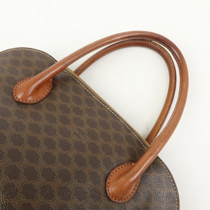 Celine Vintage Handbag Toile Céline, Brown, Canvas, Handbag