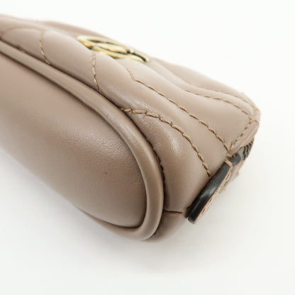 Gucci GG Marmont Key Matelasse Leather, Multicolour, Leather, Clutch