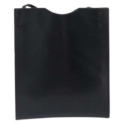 Hermes Onimaitou Leather, Black, Leather, Shoulder Bag