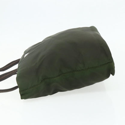Prada Zip Tote Tessuto, Khaki, Nylon, Tote Bag