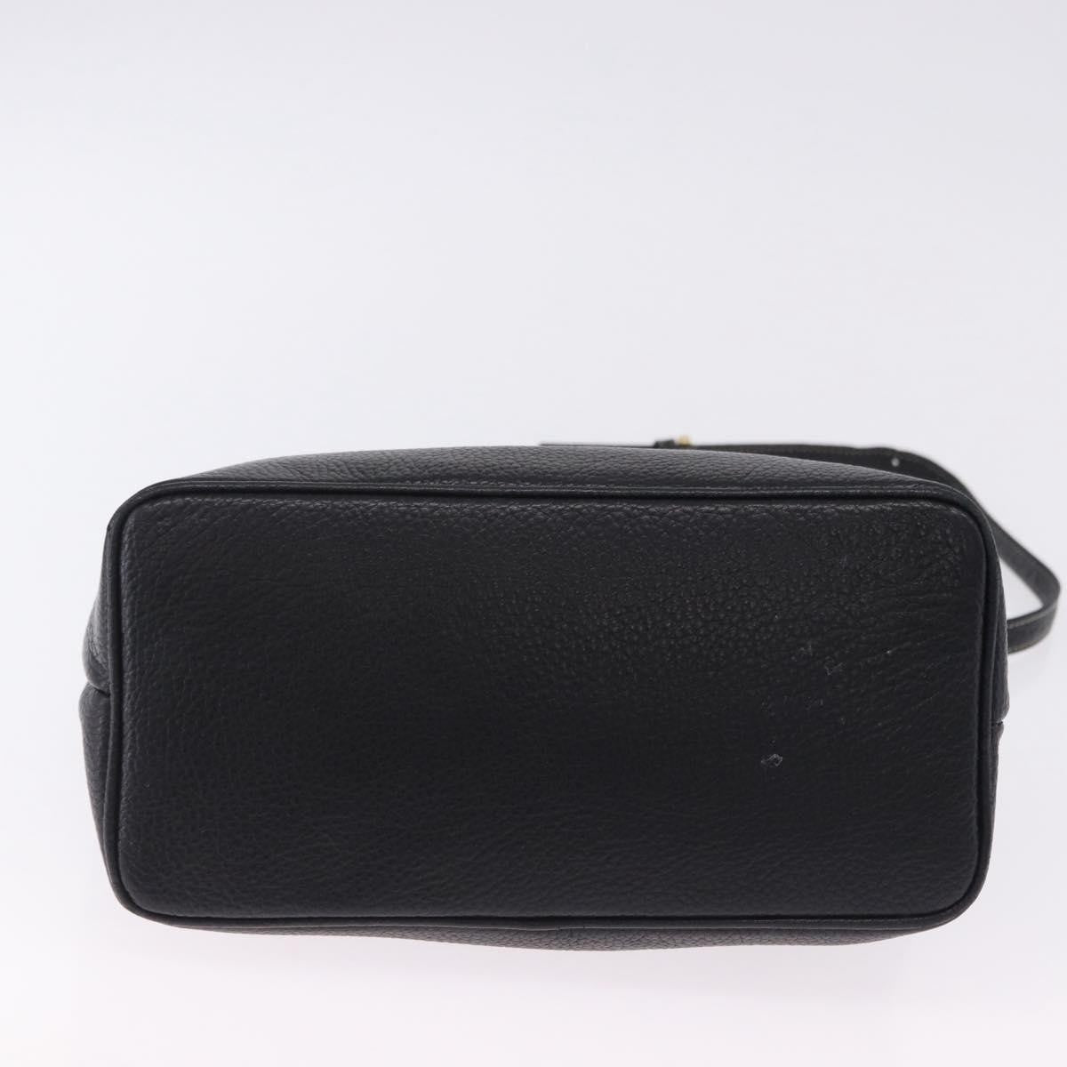 Bally Vintage Leather, Black, Leather, Tote Bag