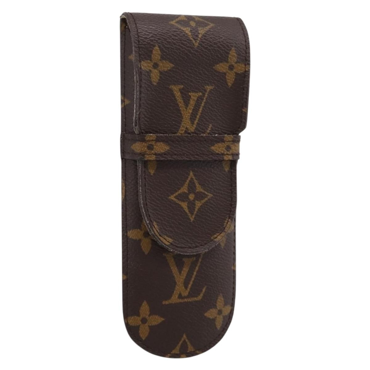 Louis Vuitton Etui à stylo Canvas, Brown, Canvas, Clutch