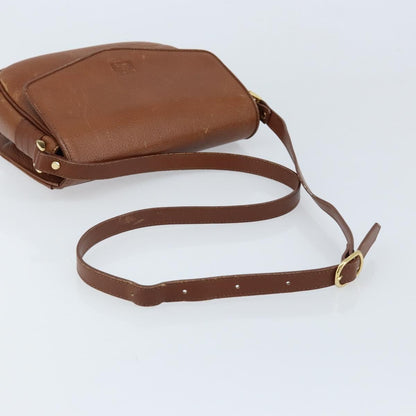 Burberry Flap Shoulder Leather, Brown, Leather, Shoulder Bag