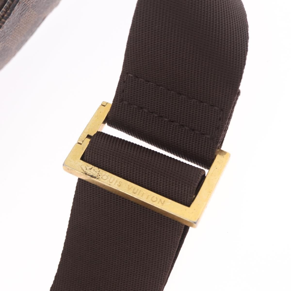 Louis Vuitton Geronimos Waist Damier, Brown, Canvas, Shoulder Bag