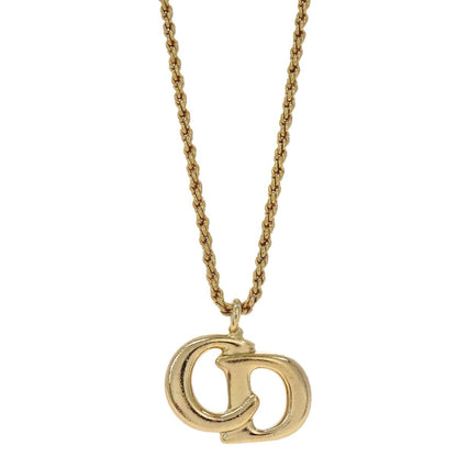 Christian Dior CD Pendant Gold-plated, Gold, Gold Plated, Necklace