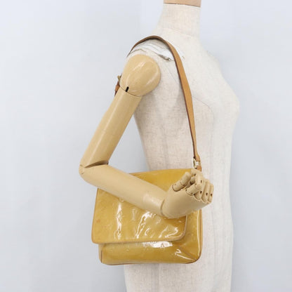 Louis Vuitton Thompson Street Monogram Vernis, Beige, Patent Leather, Shoulder Bag