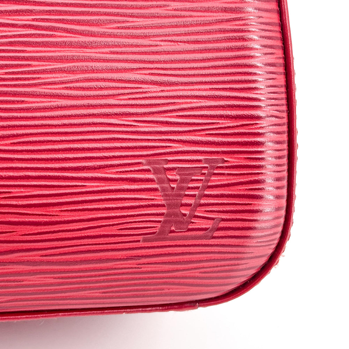 Louis Vuitton Jasmin Epi Leather, Red, Leather, Handbag