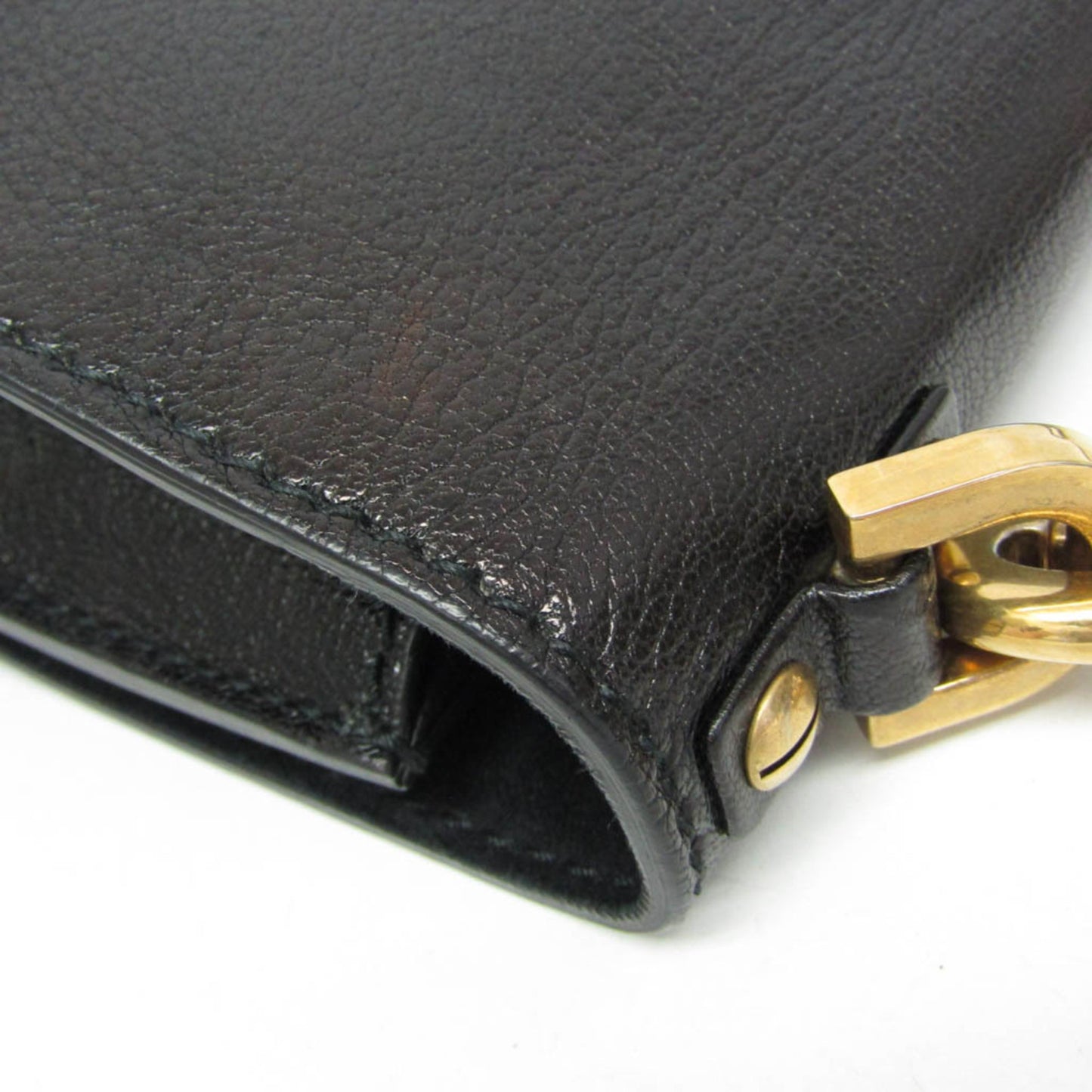 Christian Dior J'Adior Flap Leather, Black, Leather, Shoulder Bag