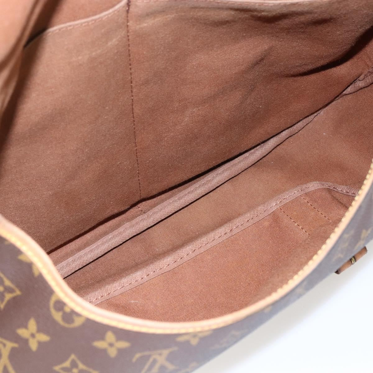 Louis Vuitton Saumur Monogram Canvas, Brown, Canvas, Shoulder Bag
