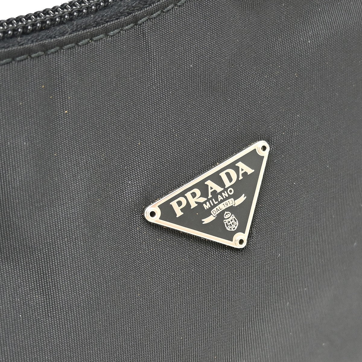 Prada Hobo Tessuto, Black, Nylon, Handbag