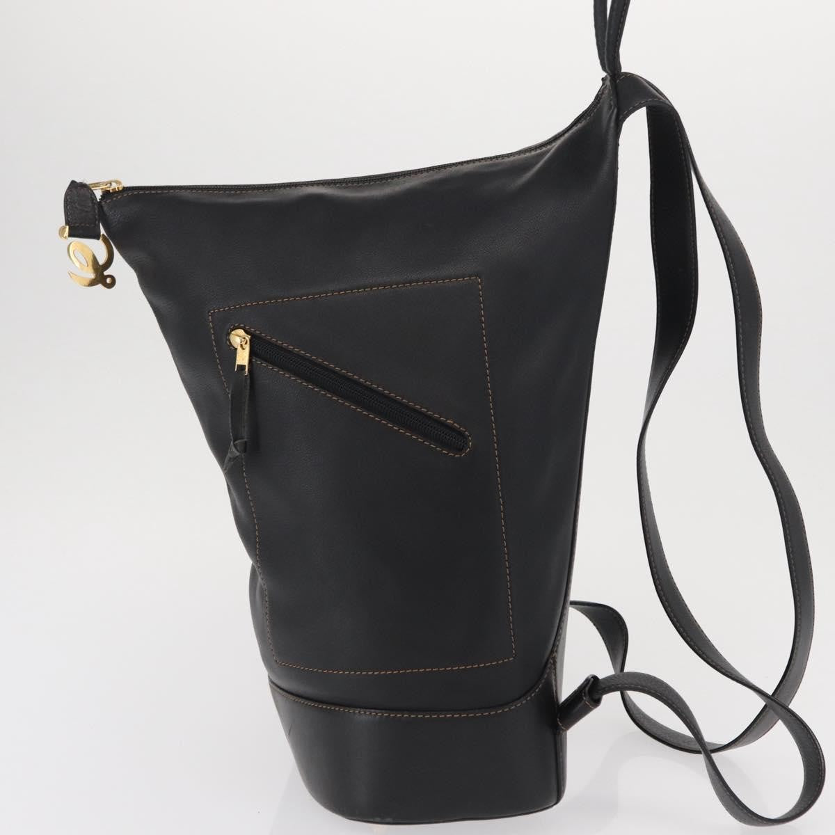 Loewe Anton Leather, Black, Leather, Backpack