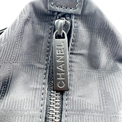 Chanel Travel Line Nylon, Black, Nylon, Tote Bag