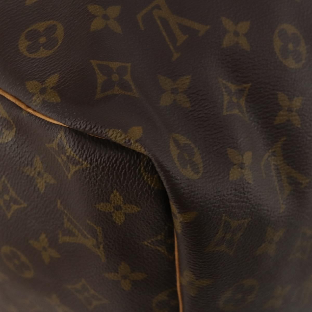 Louis Vuitton Keepall Monogram, Brown, Canvas, Travel Bag