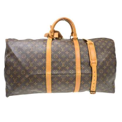 Louis Vuitton Keepall Bandouliere Monogram Canvas, Brown, Canvas, Travel Bag