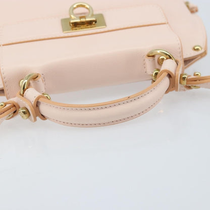 Salvatore Ferragamo Sofia Satchel Leather, Pink, Leather, Handbag