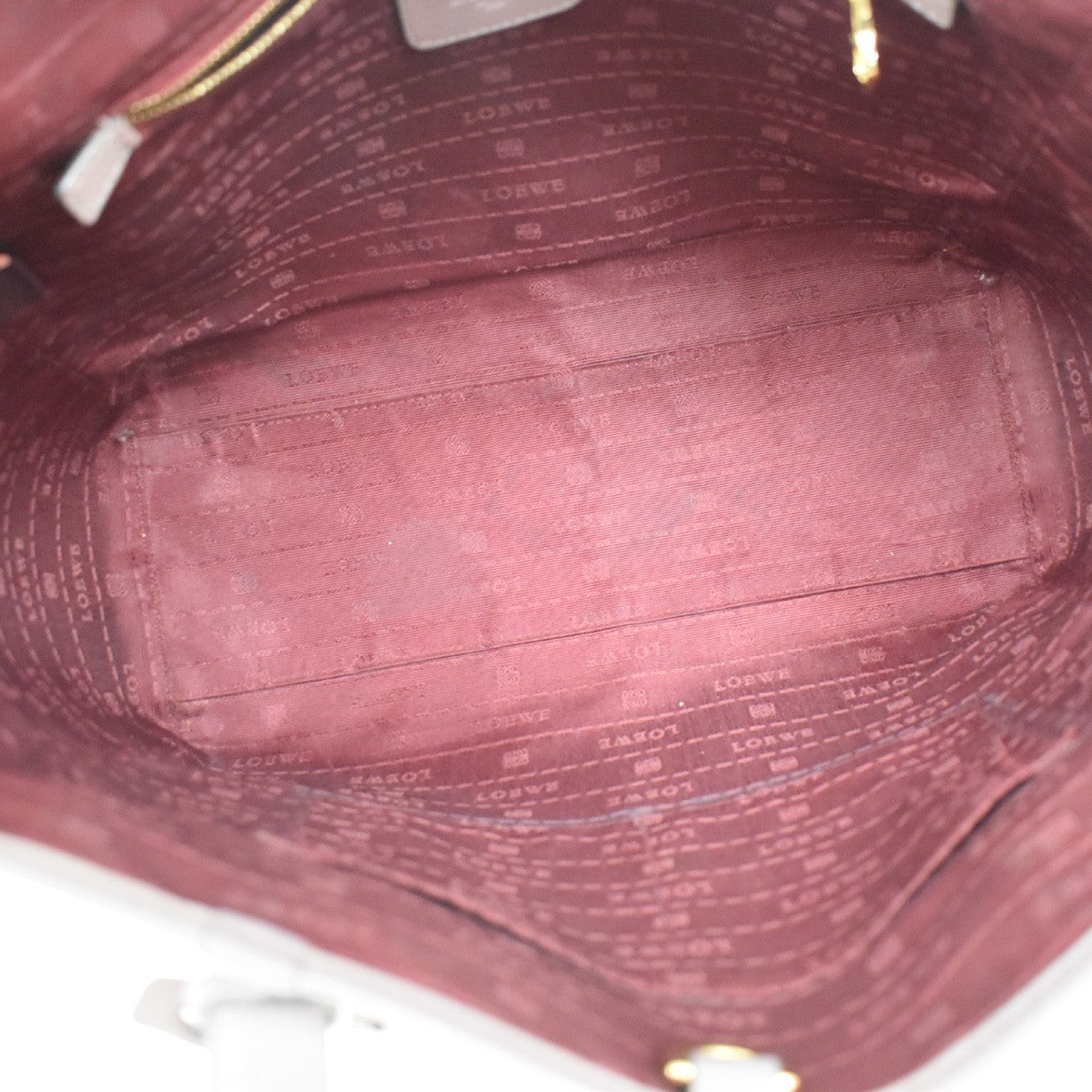 Loewe Heritage Leather, Purple, Leather, Tote Bag