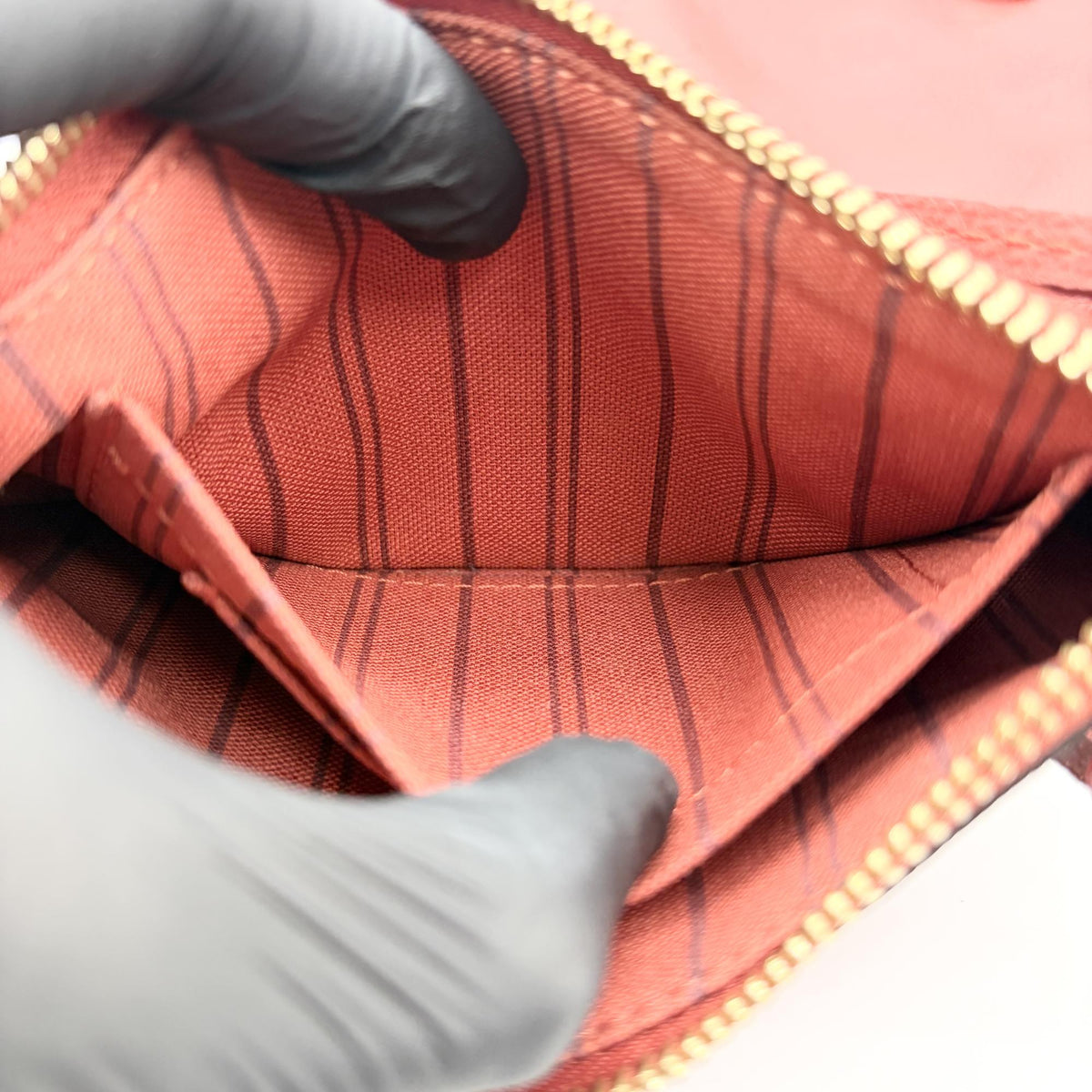Louis Vuitton Citadine Monogram Empreinte Leather, Red, Leather, Handbag
