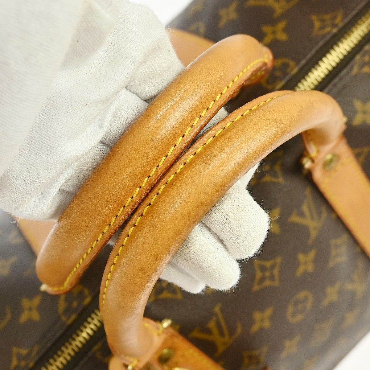 Louis Vuitton Keepall Monogram Canvas, Brown, Canvas, Travel Bag