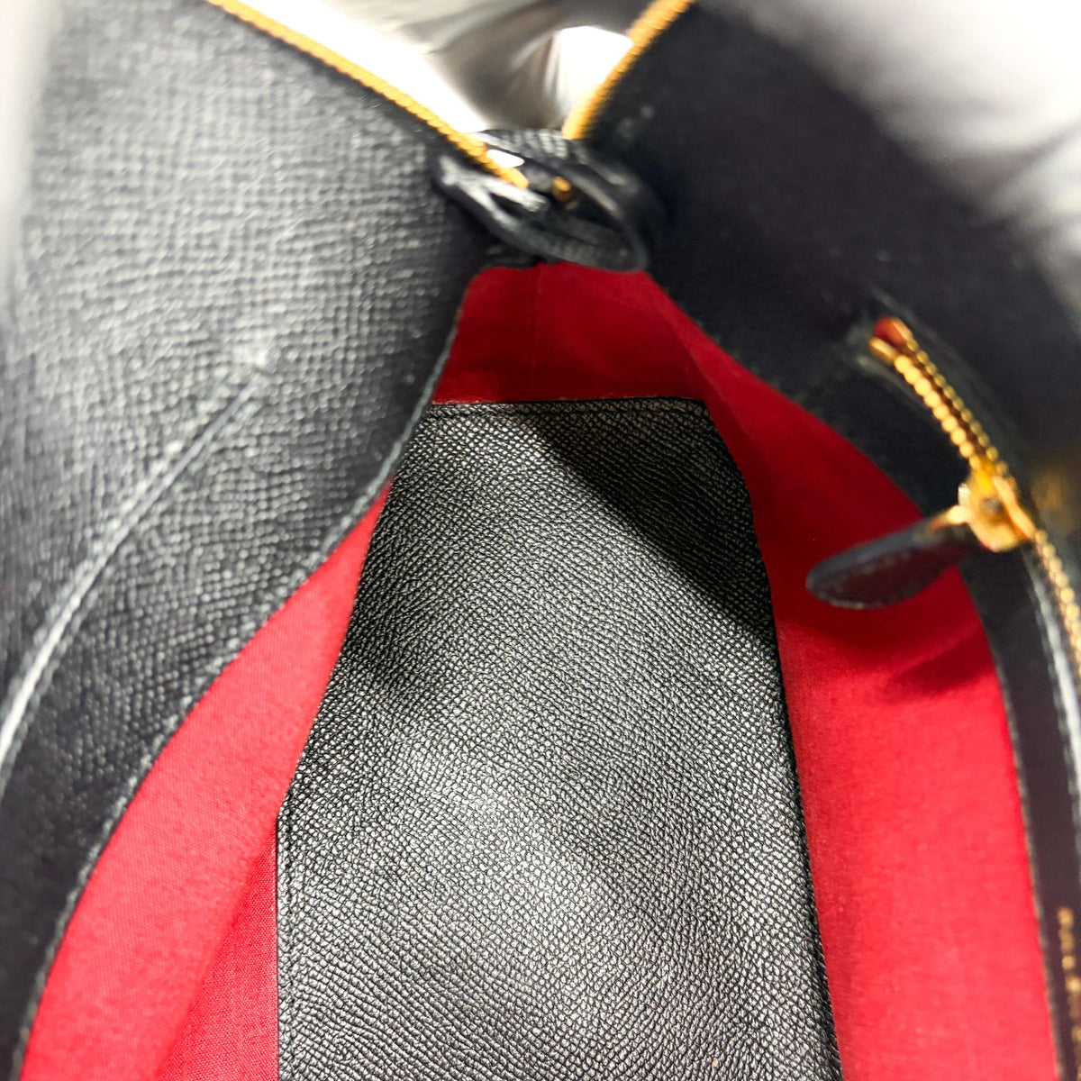 Balenciaga Logo Ville Leather, Black, Leather, Handbag