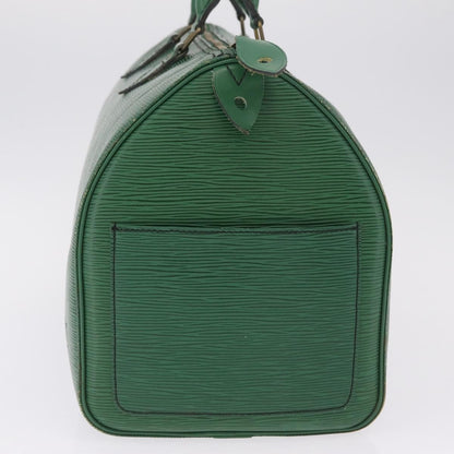 Louis Vuitton Speedy Epi Leather, Green, Leather, Handbag