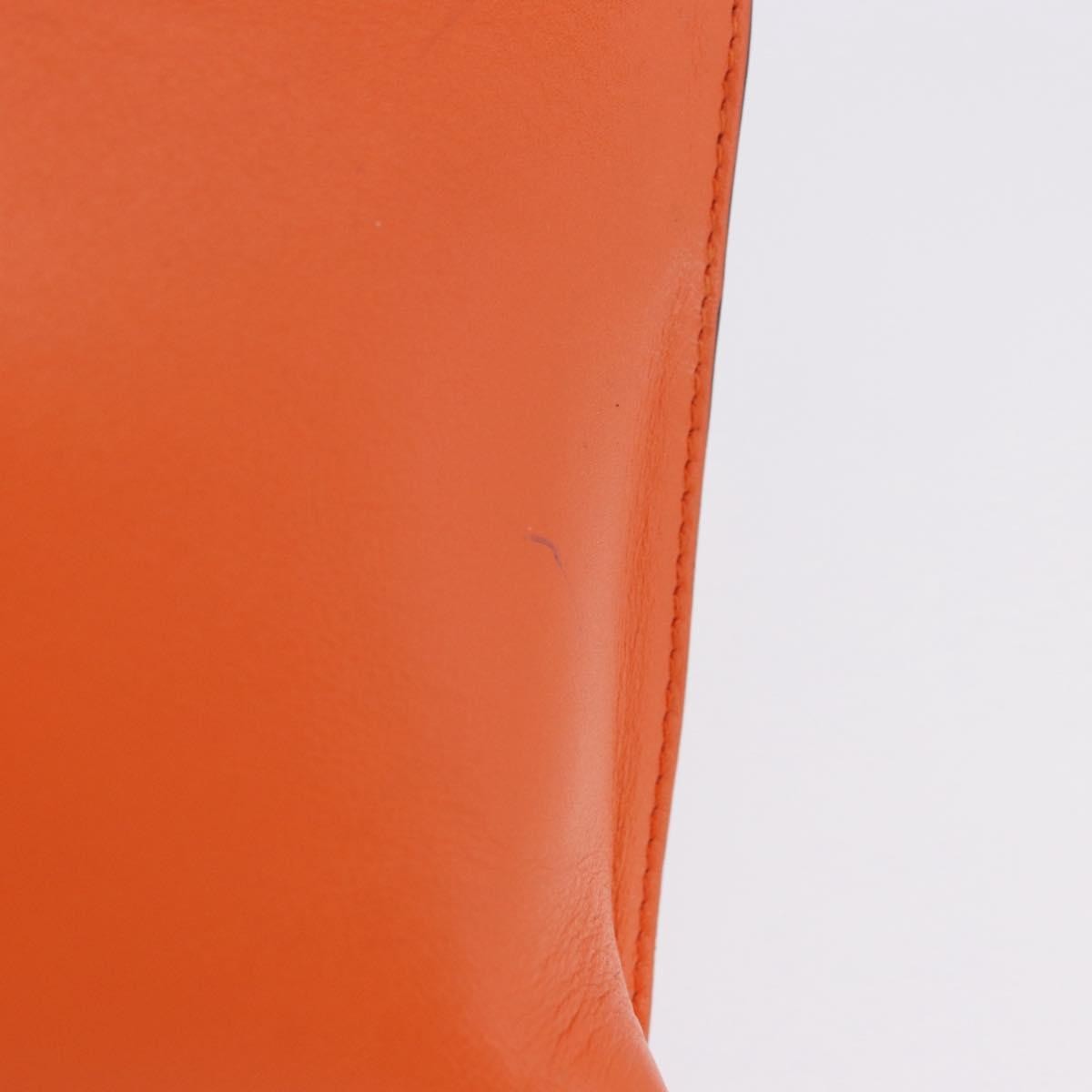 Loewe T Messenger Leather, Orange, Leather, Crossbody Bag