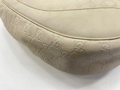 Gucci Charlotte Guccissima Leather, Beige, Leather, Tote Bag