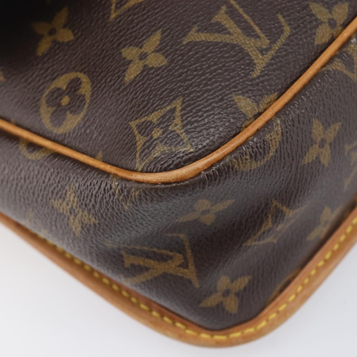 Louis Vuitton Sologne Monogram Canvas, Brown, Canvas, Handbag