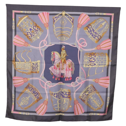 Hermes Carré 90 Silk multicolor, Blue, Silk, Scarf