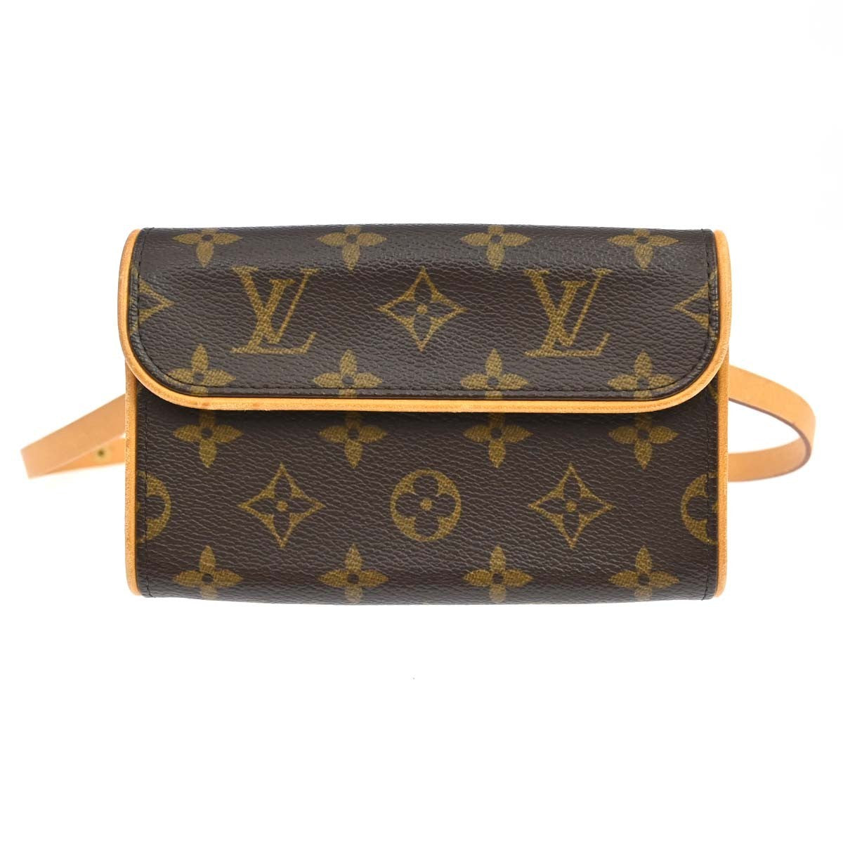 Louis Vuitton Florentine Waist Monogram Canvas, Brown, Canvas, Clutch
