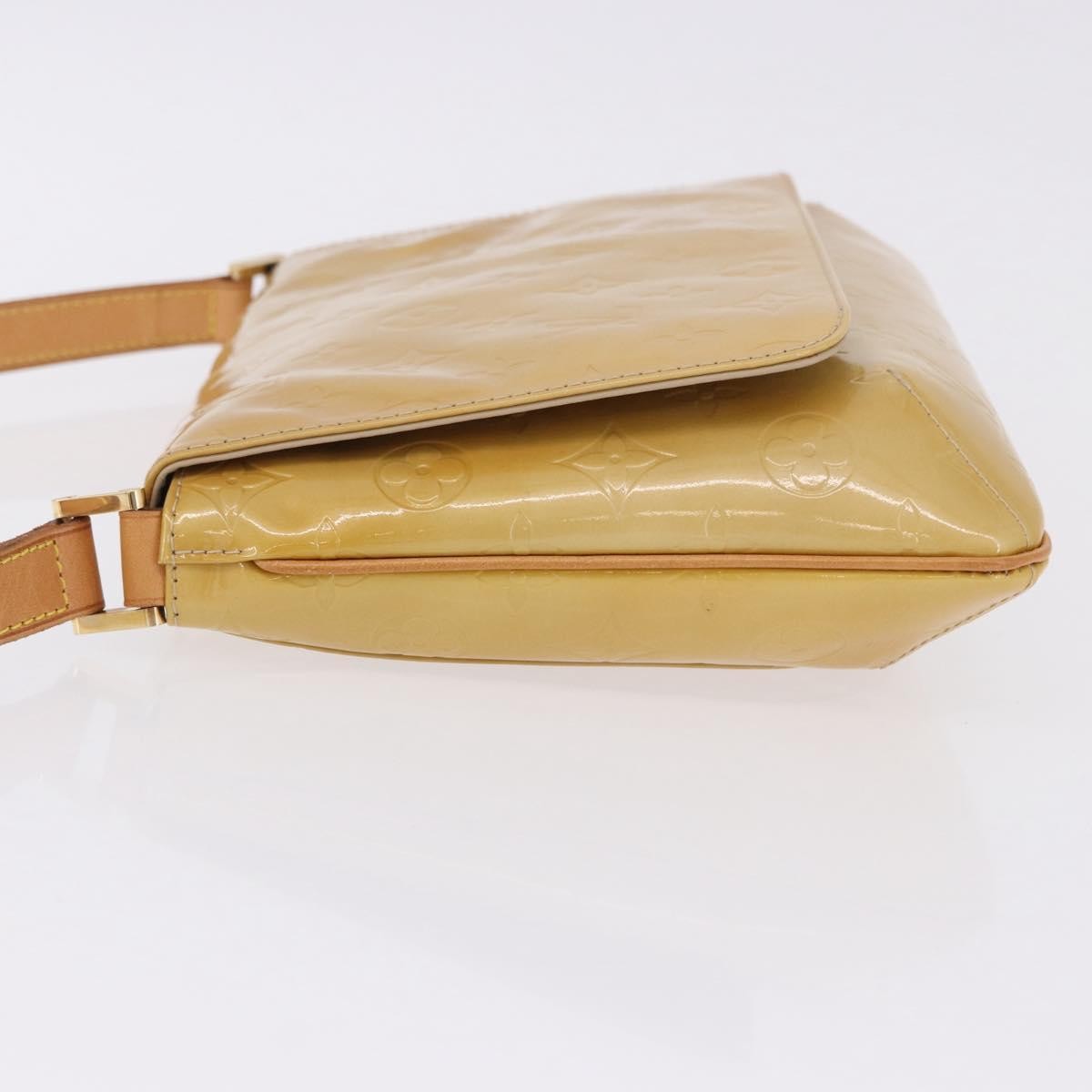 Louis Vuitton Thompson Street Monogram Vernis, Yellow, Patent Leather, Shoulder Bag