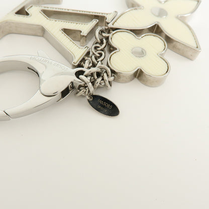 Louis Vuitton Fleur d'Epi Bag Charm Resin and Brass, White, Metal, Charm