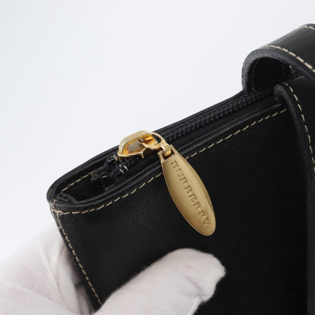 Burberry Vintage Leather, Black, Leather, Tote Bag