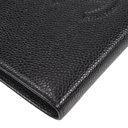 Chanel Timeless CC French Caviar, Black, Leather, Wallet